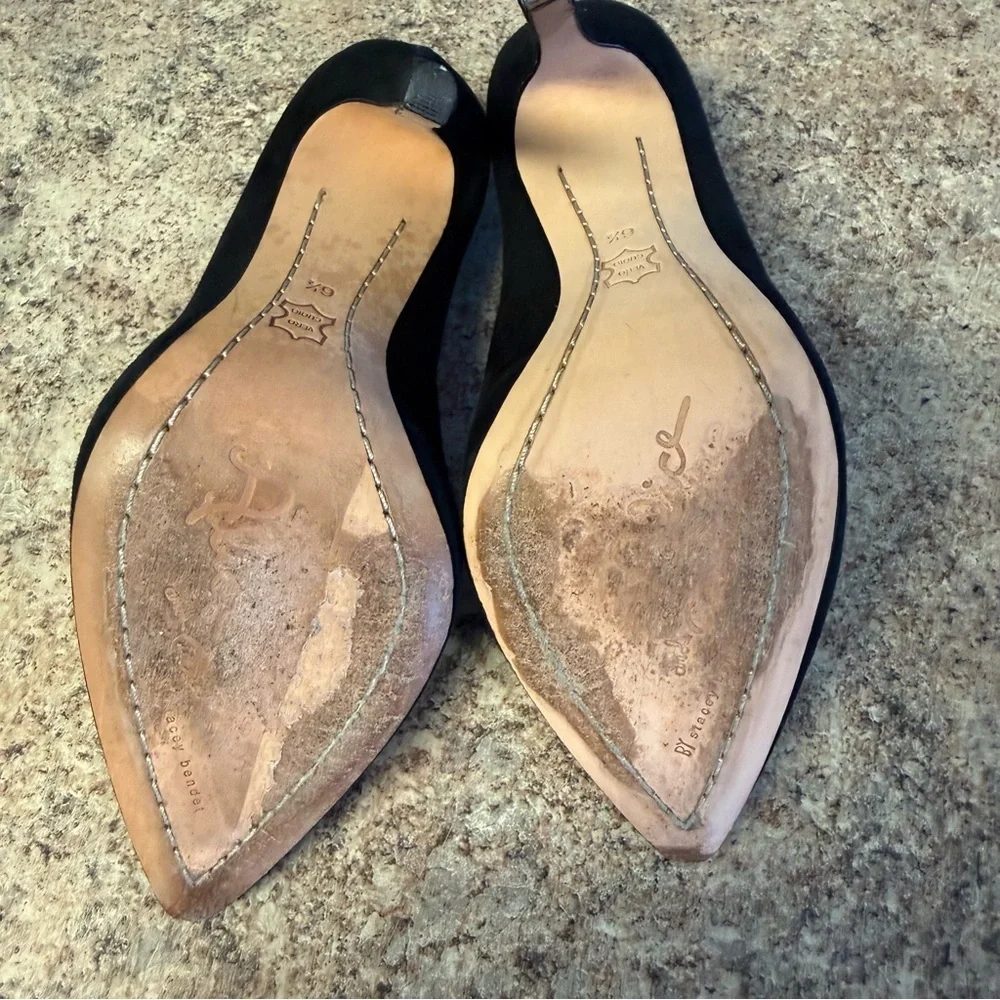 Alice + Olivia Classic Black Dina Heels